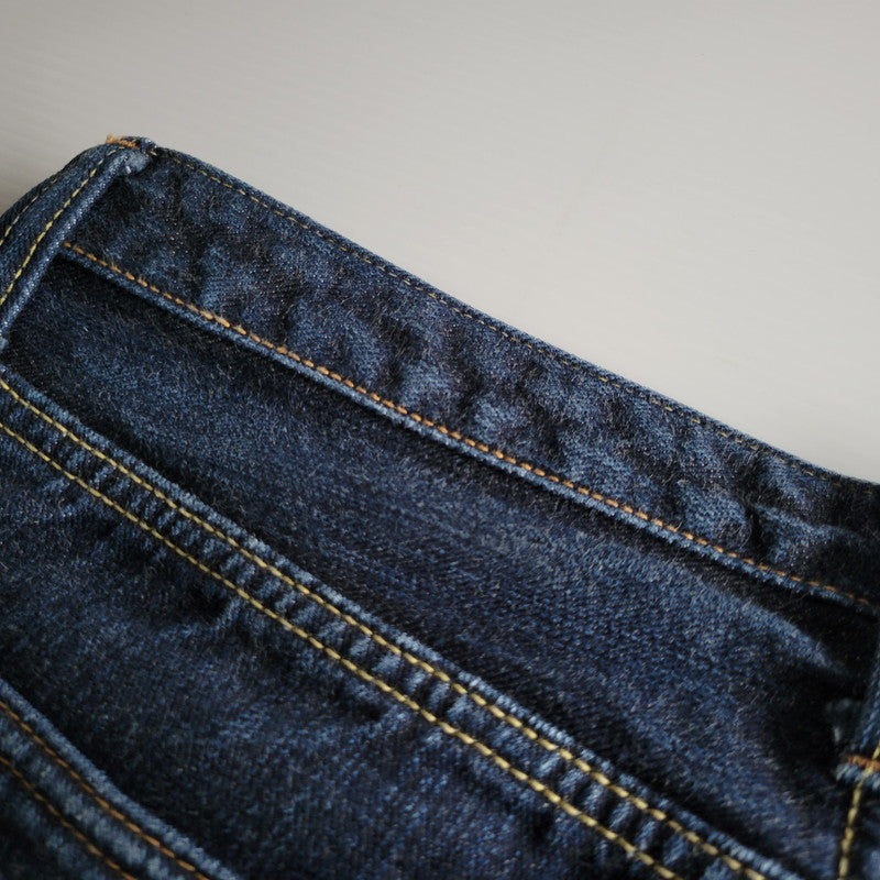 【中古品】【メンズ】 THE FLAT HEAD ザフラットヘッド TIGHT TAPERED DENIM PANTS FN-D109 タイトテーパード デニムパンツ ジーンズ 156-260623-as-22-izu サイズ：32 カラー：インディゴ 万代Net店