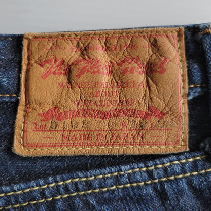 【中古品】【メンズ】 THE FLAT HEAD ザフラットヘッド TIGHT TAPERED DENIM PANTS FN-D109 タイトテーパード デニムパンツ ジーンズ 156-260623-as-22-izu サイズ：32 カラー：インディゴ 万代Net店