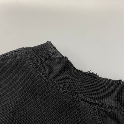 【中古品】【メンズ】 WIND AND SEA ウィンダンシー WDS-O-23-Q2-CS-02 SEA DAMAGED CREWNECK シー ダメージ クルーネック トップス 長袖 142-260615-cs-05-izu サイズ：L カラー：ブラック 万代Net店
