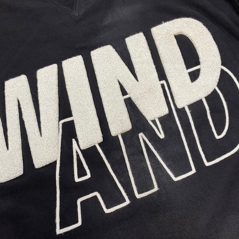 【中古品】【メンズ】 WIND AND SEA ウィンダンシー WDS-O-23-Q2-CS-02 SEA DAMAGED CREWNECK シー ダメージ クルーネック トップス 長袖 142-260615-cs-05-izu サイズ：L カラー：ブラック 万代Net店