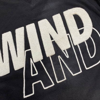 【中古品】【メンズ】 WIND AND SEA ウィンダンシー WDS-O-23-Q2-CS-02 SEA DAMAGED CREWNECK シー ダメージ クルーネック トップス 長袖 142-260615-cs-05-izu サイズ：L カラー：ブラック 万代Net店