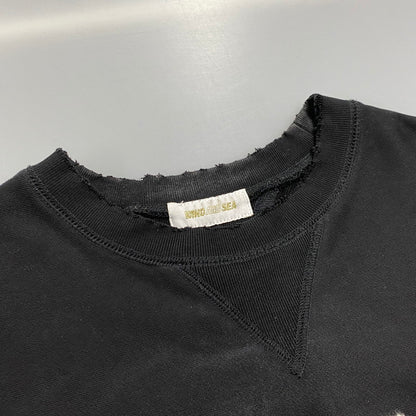 【中古品】【メンズ】 WIND AND SEA ウィンダンシー WDS-O-23-Q2-CS-02 SEA DAMAGED CREWNECK シー ダメージ クルーネック トップス 長袖 142-260615-cs-05-izu サイズ：L カラー：ブラック 万代Net店