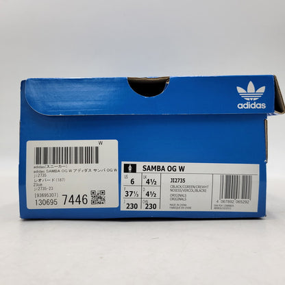 【中古品】【レディース】 adidas アディダス WOMEN'S SAMBA OG "LEOPARD/COLLEGIATE GREEN" JI2735 サンバ OG スニーカー シューズ 靴 161-260424-ay-08-izu サイズ：23cm カラー：CBLACK/CGREEN/CREWHT 万代Net店