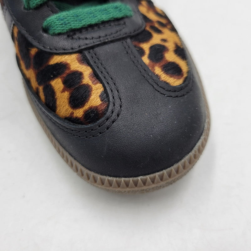 【中古品】【レディース】 adidas アディダス WOMEN'S SAMBA OG "LEOPARD/COLLEGIATE GREEN" JI2735 サンバ OG スニーカー シューズ 靴 161-260424-ay-08-izu サイズ：23cm カラー：CBLACK/CGREEN/CREWHT 万代Net店