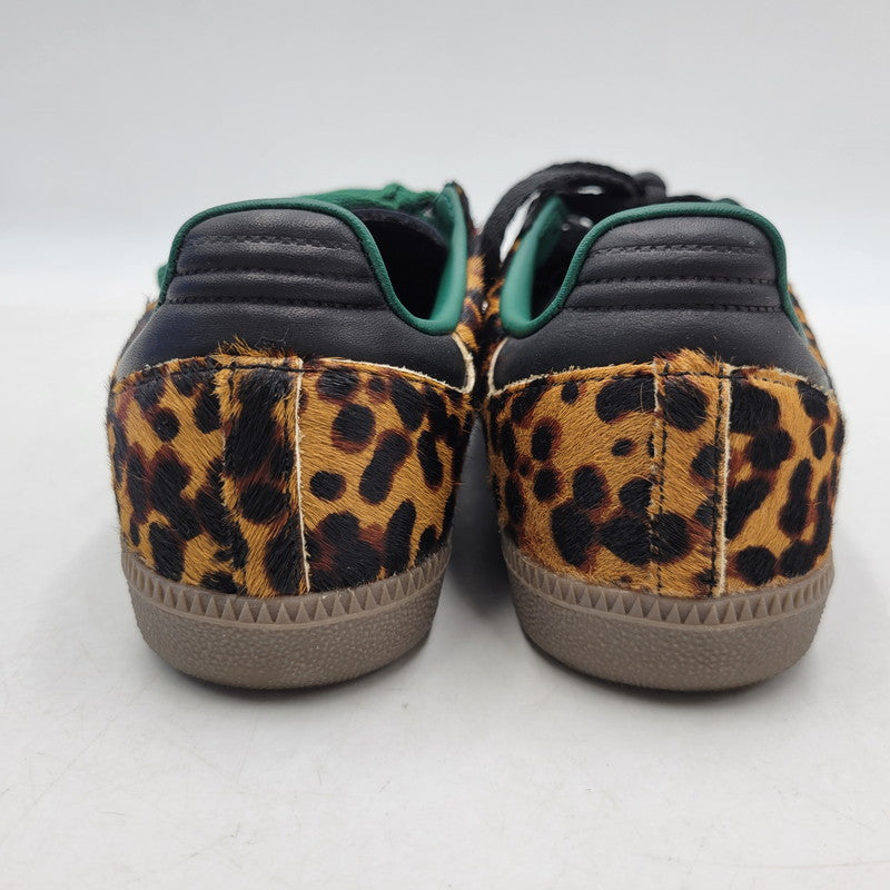 【中古品】【レディース】 adidas アディダス WOMEN'S SAMBA OG "LEOPARD/COLLEGIATE GREEN" JI2735 サンバ OG スニーカー シューズ 靴 161-260424-ay-08-izu サイズ：23cm カラー：CBLACK/CGREEN/CREWHT 万代Net店
