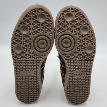 【中古品】【レディース】 adidas アディダス WOMEN'S SAMBA OG "LEOPARD/COLLEGIATE GREEN" JI2735 サンバ OG スニーカー シューズ 靴 161-260424-ay-08-izu サイズ：23cm カラー：CBLACK/CGREEN/CREWHT 万代Net店