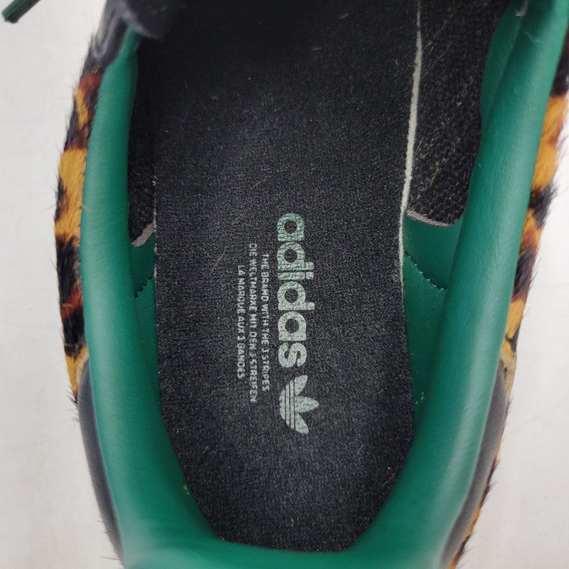 【中古品】【レディース】 adidas アディダス WOMEN'S SAMBA OG "LEOPARD/COLLEGIATE GREEN" JI2735 サンバ OG スニーカー シューズ 靴 161-260424-ay-08-izu サイズ：23cm カラー：CBLACK/CGREEN/CREWHT 万代Net店