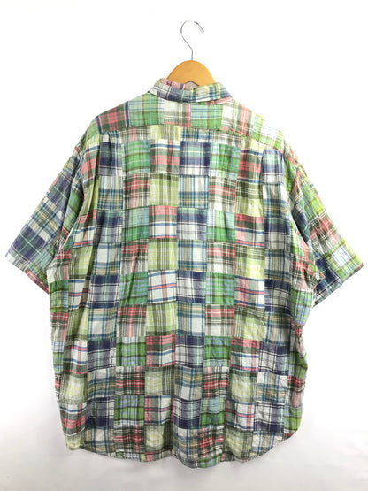 【現状渡し品】【メンズ】 RALPH LAUREN ラルフローレン 90'S S/S PATCHWORK SHIRTS 90年代 パッチワーク シャツ 半袖シャツ 146-260925-na-12-tagh サイズ：XL カラー：マルチカラー 万代Net店