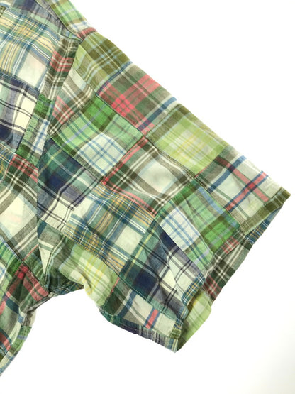 【現状渡し品】【メンズ】 RALPH LAUREN ラルフローレン 90'S S/S PATCHWORK SHIRTS 90年代 パッチワーク シャツ 半袖シャツ 146-260925-na-12-tagh サイズ：XL カラー：マルチカラー 万代Net店