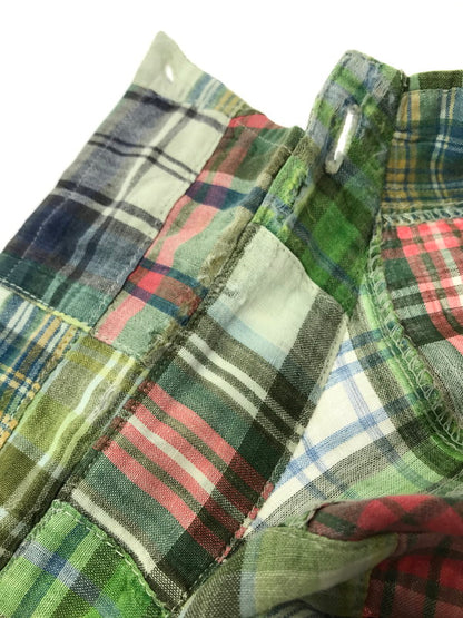 【現状渡し品】【メンズ】 RALPH LAUREN ラルフローレン 90'S S/S PATCHWORK SHIRTS 90年代 パッチワーク シャツ 半袖シャツ 146-260925-na-12-tagh サイズ：XL カラー：マルチカラー 万代Net店