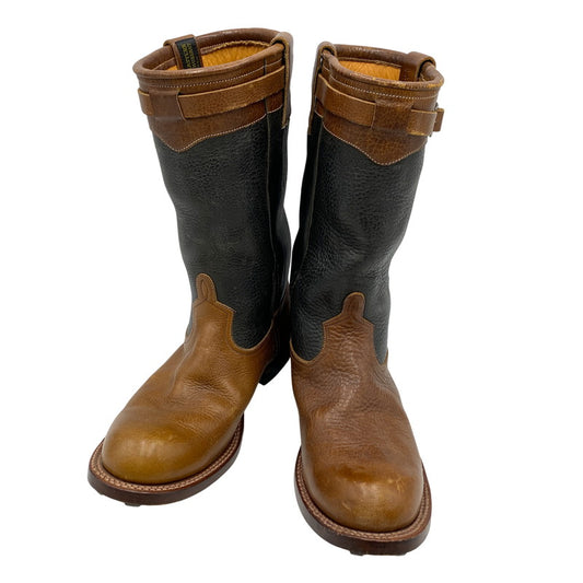 【中古品】【メンズ】 FAR EASTERN ENTHUSIAST ファーイースタンエンスージアスト PECOS BOOTS ペコスブーツ シューズ 靴 164-260422-as-19-izu サイズ：8 1/2 カラー：ブラウン×ブラック 万代Net店