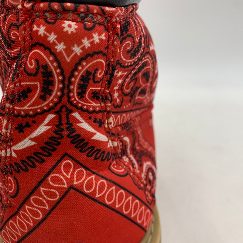 【現状渡し品】【メンズ】 NOT FOR SALE ノットフォーセール × ROGIC ロジック PAISLEY BOOTS ペイズリー ブーツ シューズ 靴 164-260416-as-12-izu サイズ：M カラー：レッド 万代Net店