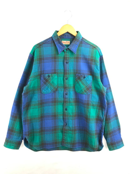 【中古品】【メンズ】 SUGAR CANE シュガーケーン TWILL CHECK WORK SHIRT SC29152 ツイル チェック ワークシャツ 長袖シャツ 145-260925-na-14-tagh サイズ：XL カラー：マルチカラー 万代Net店