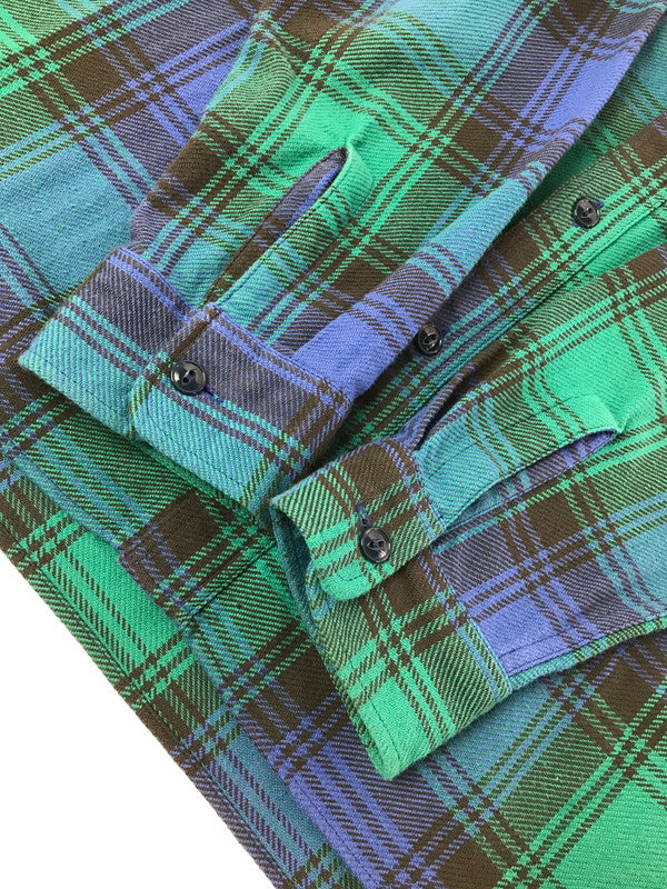 【中古品】【メンズ】 SUGAR CANE シュガーケーン TWILL CHECK WORK SHIRT SC29152 ツイル チェック ワークシャツ 長袖シャツ 145-260925-na-14-tagh サイズ：XL カラー：マルチカラー 万代Net店