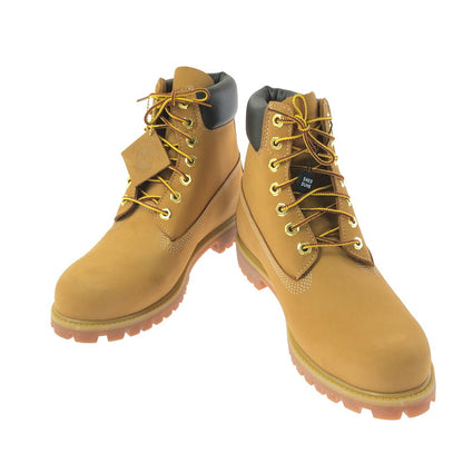 【中古美品】【メンズ】 TIMBERLAND ティンバーランド 6INCH PREMIUM BOOT 010061 6インチ プレミアム ブーツ 靴 164-260627-na-09-tagh サイズ：8.5 カラー：WHEAT 万代Net店