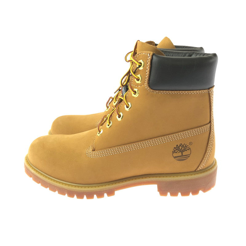 【中古美品】【メンズ】 TIMBERLAND ティンバーランド 6INCH PREMIUM BOOT 010061 6インチ プレミアム ブーツ 靴 164-260627-na-09-tagh サイズ：8.5 カラー：WHEAT 万代Net店