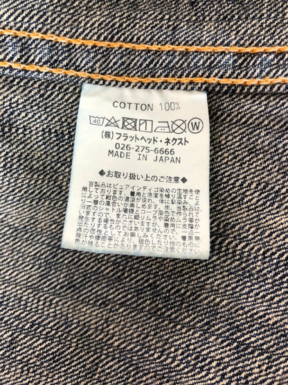 【中古品】【メンズ】 THE FLAT HEAD ザフラットヘッド DENIM WESTERN L/S SHIRT デニム ウエスタン シャツ 長袖シャツ 145-261001-na-22-tagh サイズ：L(40) カラー：インディゴ 万代Net店