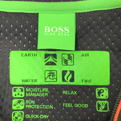 【中古品】【メンズ】 HUGO BOSS ヒューゴボス MCLAREN HALF ZIP TRAINER マクラーレン ハーフ ジップ トレーナー トップス 長袖 141-260714-cs-14-izu サイズ：XL カラー：ブラック 万代Net店