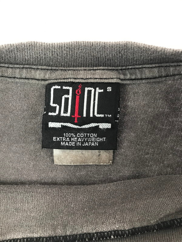 【中古品】【メンズ】 SAINT MICHAEL セント マイケル × WIND AND SEA ウィンダンシー 21AW SS T-SHIRT SM-A21-0000-062 ショートスリーブ Tシャツ 142-260523-rt-18-tagh サイズ：S カラー：グレー 万代Net店