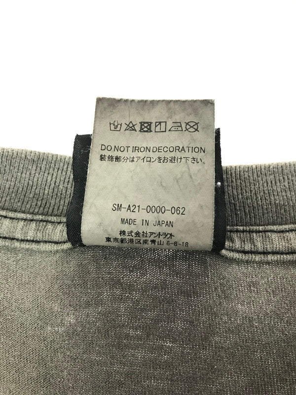 【中古品】【メンズ】 SAINT MICHAEL セント マイケル × WIND AND SEA ウィンダンシー 21AW SS T-SHIRT SM-A21-0000-062 ショートスリーブ Tシャツ 142-260523-rt-18-tagh サイズ：S カラー：グレー 万代Net店