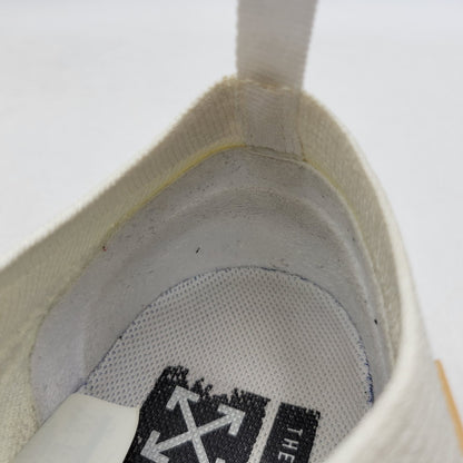 【中古品】【メンズ】 NIKE ナイキ × OFF-WHITE オフホワイト AIR VAPORMAX FK AA3831-100 エア ヴェイパーマックス フライニット コラボ スニーカー シューズ 靴 160-260603-ay-03-izu サイズ：27.5cm カラー：WHITE/BLACK-TOTAL ORANGE 万代Net店