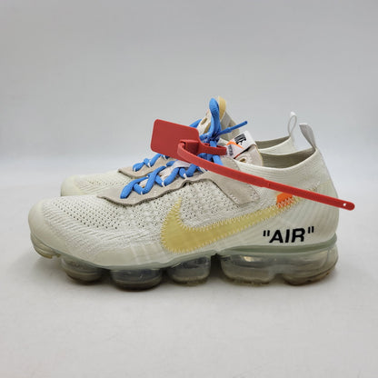 【中古品】【メンズ】 NIKE ナイキ × OFF-WHITE オフホワイト AIR VAPORMAX FK AA3831-100 エア ヴェイパーマックス フライニット コラボ スニーカー シューズ 靴 160-260603-ay-03-izu サイズ：27.5cm カラー：WHITE/BLACK-TOTAL ORANGE 万代Net店