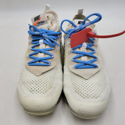 【中古品】【メンズ】 NIKE ナイキ × OFF-WHITE オフホワイト AIR VAPORMAX FK AA3831-100 エア ヴェイパーマックス フライニット コラボ スニーカー シューズ 靴 160-260603-ay-03-izu サイズ：27.5cm カラー：WHITE/BLACK-TOTAL ORANGE 万代Net店