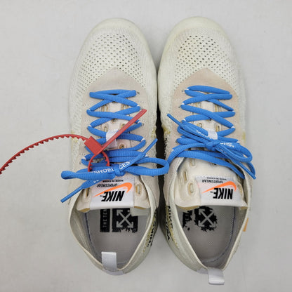 【中古品】【メンズ】 NIKE ナイキ × OFF-WHITE オフホワイト AIR VAPORMAX FK AA3831-100 エア ヴェイパーマックス フライニット コラボ スニーカー シューズ 靴 160-260603-ay-03-izu サイズ：27.5cm カラー：WHITE/BLACK-TOTAL ORANGE 万代Net店