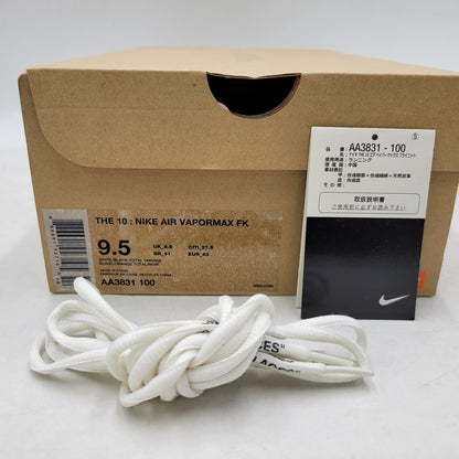【中古品】【メンズ】 NIKE ナイキ × OFF-WHITE オフホワイト AIR VAPORMAX FK AA3831-100 エア ヴェイパーマックス フライニット コラボ スニーカー シューズ 靴 160-260603-ay-03-izu サイズ：27.5cm カラー：WHITE/BLACK-TOTAL ORANGE 万代Net店