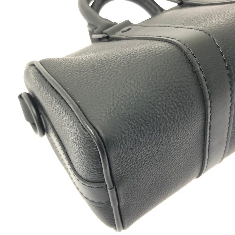 【中古美品】【メンズ】 LOUIS VUITTON ルイ・ヴィトン AEROGRAM KEEPALL XS M80950 アエログラム キーポルXS ミニボストンバッグ 鞄 179-260618-rt-09-tagh カラー：ブラック 万代Net店