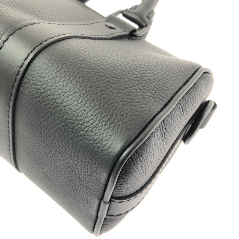 【中古美品】【メンズ】 LOUIS VUITTON ルイ・ヴィトン AEROGRAM KEEPALL XS M80950 アエログラム キーポルXS ミニボストンバッグ 鞄 179-260618-rt-09-tagh カラー：ブラック 万代Net店