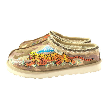 【中古品】【メンズ】 PALACE パレス × UGG アグ TASMAN SLIPPER BURNT CAMO 1172070 タスマン スリッパ バーントカモ 靴 164-260627-na-07-tagh サイズ：29cm US 11 カラー：CHESTNUT 万代Net店