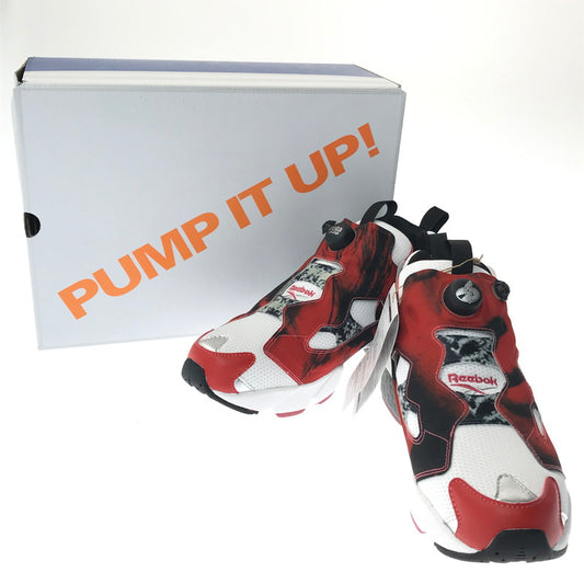 【中古美品】【メンズ】 REEBOK リーボック ×KOSHI INABA 稲葉浩志 100224286 INSTAPUMP FURY 94 MAGMA インスタポンプ フューリー スニーカー 靴 162-260510-na-09-tagh サイズ：26.5cm US 8.5 カラー：WHITE/RED/BLACK 万代Net店