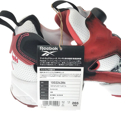 【中古美品】【メンズ】 REEBOK リーボック ×KOSHI INABA 稲葉浩志 100224286 INSTAPUMP FURY 94 MAGMA インスタポンプ フューリー スニーカー 靴 162-260510-na-09-tagh サイズ：26.5cm US 8.5 カラー：WHITE/RED/BLACK 万代Net店