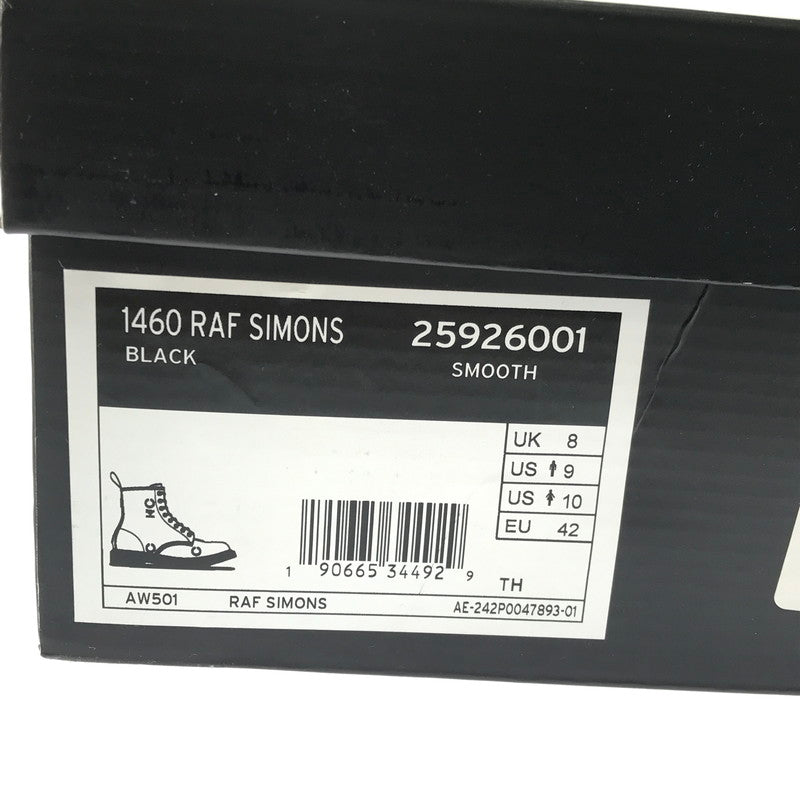 【中古美品】【メンズ】 DR.MARTENS ドクターマーチン × RAF SIMONS ラフシモンズ THE 1460 REMASTERED 25926001 リマスタレード ブーツ 靴 164-260622-na-18-tagh サイズ：UK 8 US M 9 カラー：BLACK 万代Net店