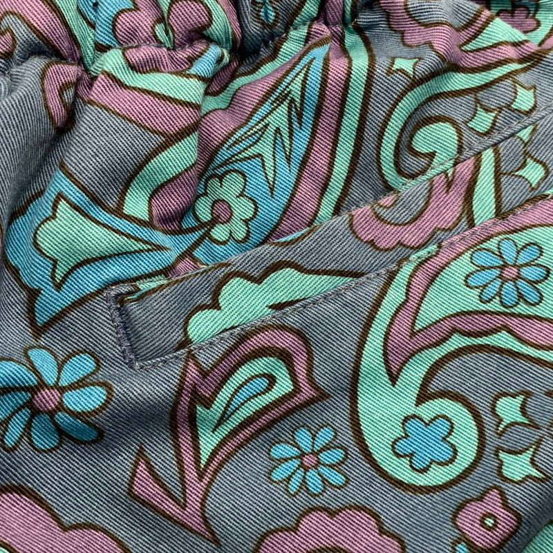 【中古美品】【メンズ】 CHALLENGER チャレンジャー CLG-PT024-008 PAISLEY COTTON TWILL SHORTS ペイズリー コットン ツイル ショーツ ショートパンツ ボトムス 153-260616-kh-06-izu サイズ：L カラー：マルチ 万代Net店