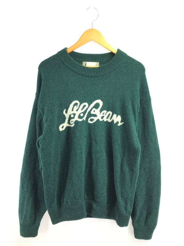 【中古品】【メンズ】 L.L.BEAN エルエルビーン WOOLWICH SWEATER SCRIPT LOGO 3575-4043 ウーリッジ セーター スクリプト ロゴ ニット 144-260925-na-05-tagh サイズ：M カラー：グリーン 万代Net店