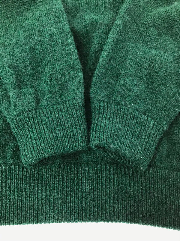 【中古品】【メンズ】 L.L.BEAN エルエルビーン WOOLWICH SWEATER SCRIPT LOGO 3575-4043 ウーリッジ セーター スクリプト ロゴ ニット 144-260925-na-05-tagh サイズ：M カラー：グリーン 万代Net店