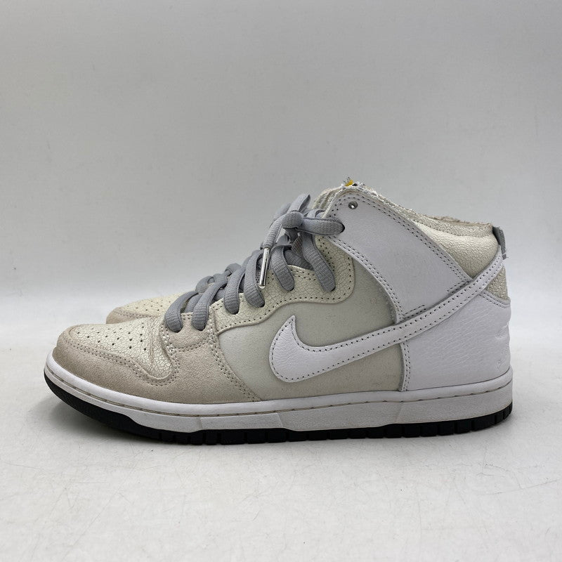 【中古品】【メンズ/レディース】 NIKE SB ナイキエスビー × ANTIHERO アンタイヒーロー HM5837-100 DUNK HIGH QS ダンク ハイ スニーカー 靴 160-260423-kh-10-izu サイズ：26 カラー：WHITE/WHITE-BLACK 万代Net店