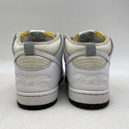 【中古品】【メンズ/レディース】 NIKE SB ナイキエスビー × ANTIHERO アンタイヒーロー HM5837-100 DUNK HIGH QS ダンク ハイ スニーカー 靴 160-260423-kh-10-izu サイズ：26 カラー：WHITE/WHITE-BLACK 万代Net店