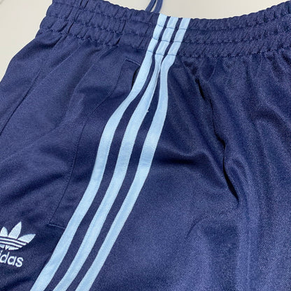 【中古品】【メンズ】 ADIDAS アディダス JP1066 BAGGY FIT FIREBIRD TRACK PANTS バギーフィット ファイヤーバードトラック パンツ ボトムス 159-260701-kh-02-izu サイズ：XL カラー：ネイビー×ライトブルー 万代Net店