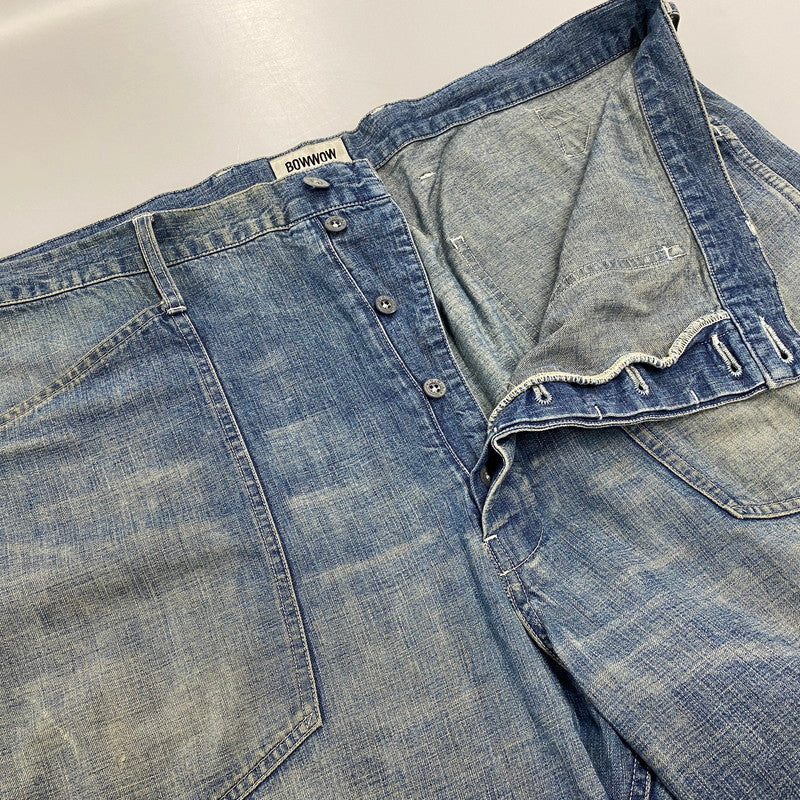【中古品】【メンズ】 BOWWOW バウワウ US ARMY M35 DENIM TROUSERS ユーエスアーミー デニム トラウザーズ パンツ ボトムス ズボン 151-260618-cs-10-izu サイズ：XXXL カラー：インディゴ 万代Net店