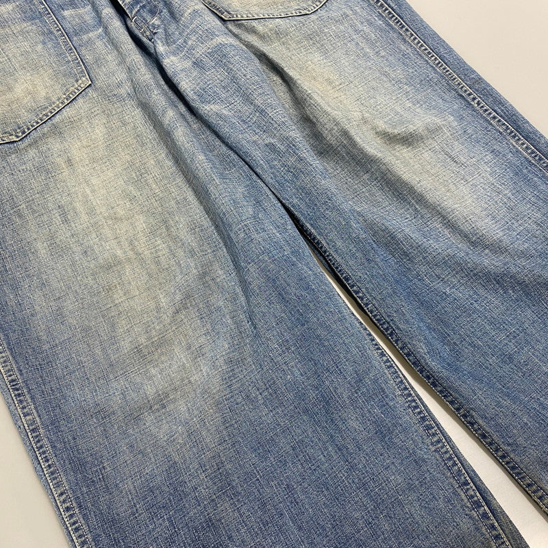 【中古品】【メンズ】 BOWWOW バウワウ US ARMY M35 DENIM TROUSERS ユーエスアーミー デニム トラウザーズ パンツ ボトムス ズボン 151-260618-cs-10-izu サイズ：XXXL カラー：インディゴ 万代Net店