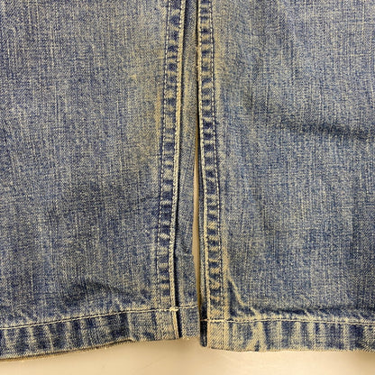 【中古品】【メンズ】 BOWWOW バウワウ US ARMY M35 DENIM TROUSERS ユーエスアーミー デニム トラウザーズ パンツ ボトムス ズボン 151-260618-cs-10-izu サイズ：XXXL カラー：インディゴ 万代Net店