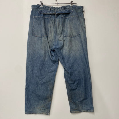【中古品】【メンズ】 BOWWOW バウワウ US ARMY M35 DENIM TROUSERS ユーエスアーミー デニム トラウザーズ パンツ ボトムス ズボン 151-260618-cs-10-izu サイズ：XXXL カラー：インディゴ 万代Net店