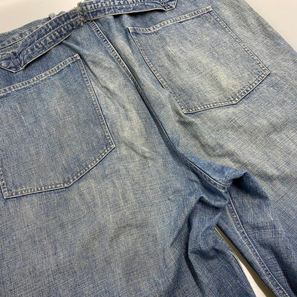 【中古品】【メンズ】 BOWWOW バウワウ US ARMY M35 DENIM TROUSERS ユーエスアーミー デニム トラウザーズ パンツ ボトムス ズボン 151-260618-cs-10-izu サイズ：XXXL カラー：インディゴ 万代Net店