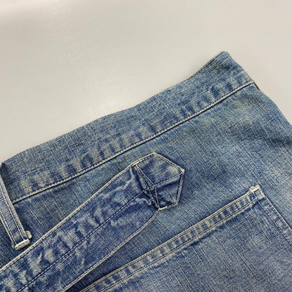 【中古品】【メンズ】 BOWWOW バウワウ US ARMY M35 DENIM TROUSERS ユーエスアーミー デニム トラウザーズ パンツ ボトムス ズボン 151-260618-cs-10-izu サイズ：XXXL カラー：インディゴ 万代Net店