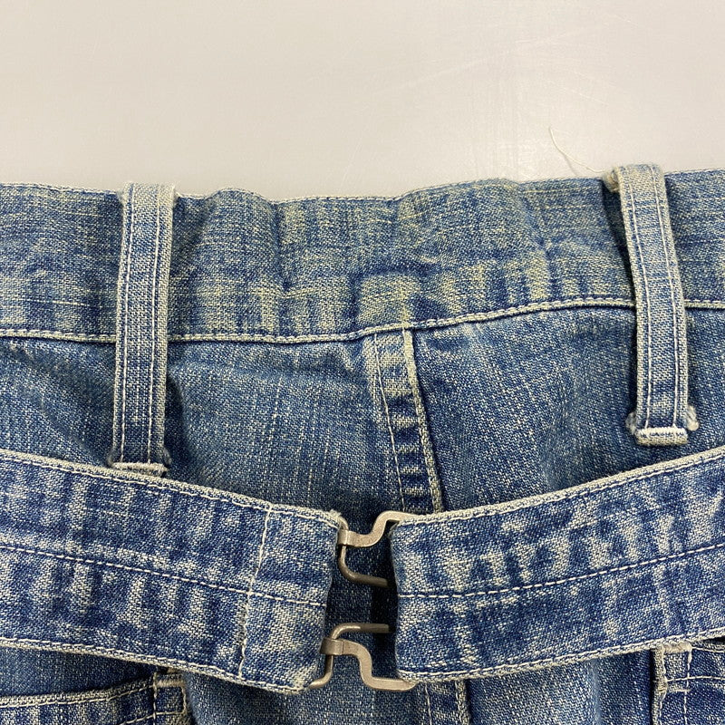 【中古品】【メンズ】 BOWWOW バウワウ US ARMY M35 DENIM TROUSERS ユーエスアーミー デニム トラウザーズ パンツ ボトムス ズボン 151-260618-cs-10-izu サイズ：XXXL カラー：インディゴ 万代Net店
