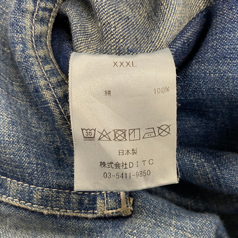 【中古品】【メンズ】 BOWWOW バウワウ US ARMY M35 DENIM TROUSERS ユーエスアーミー デニム トラウザーズ パンツ ボトムス ズボン 151-260618-cs-10-izu サイズ：XXXL カラー：インディゴ 万代Net店
