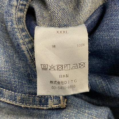 【中古品】【メンズ】 BOWWOW バウワウ US ARMY M35 DENIM TROUSERS ユーエスアーミー デニム トラウザーズ パンツ ボトムス ズボン 151-260618-cs-10-izu サイズ：XXXL カラー：インディゴ 万代Net店